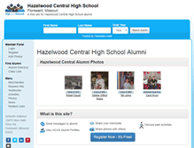 Tablet Screenshot of hazelwoodcentralhighschool.org